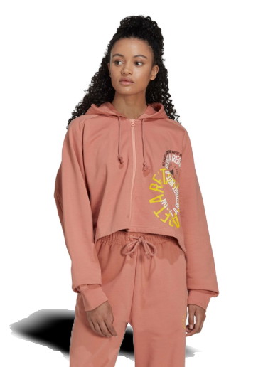 Sweatshirt adidas Originals Stella McCartney Cropped Rózsaszín | IB5891