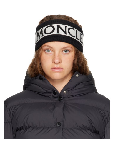 Beanie sapkák Moncler Jacquard Headband Fekete | I20933G00006M3319