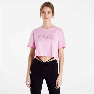 Crop topok Nike Cropped T-Shirt Rózsaszín | DV9947-629, 0