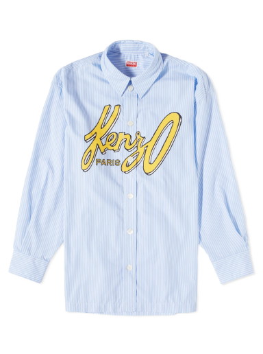 Ing KENZO Archive Logo Shirt Türkizkék | FD65CH5109LM-64