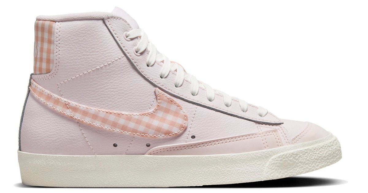 Sneakerek és cipők Nike Blazer Mid '77 "Gingham Plaid Pink" W Rózsaszín | fd9163-600, 1