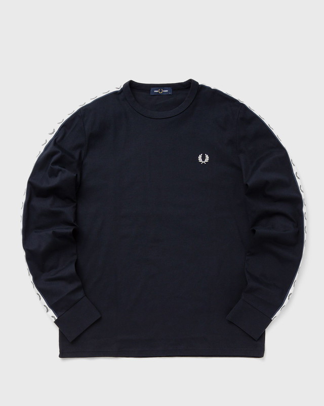 Póló Fred Perry TAPED LONG SLEEVE TEE Sötétkék | M4621-248