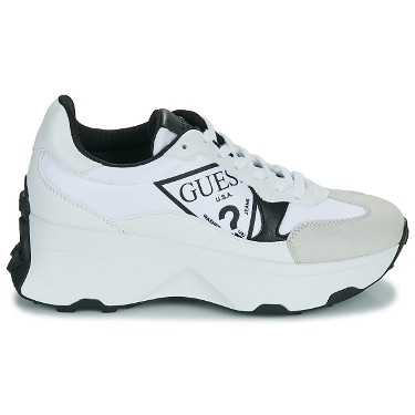 Ruházat GUESS Shoes (Trainers) CALEBB 4 Fehér | FLPCB4-FAB12-WHIBL, 1