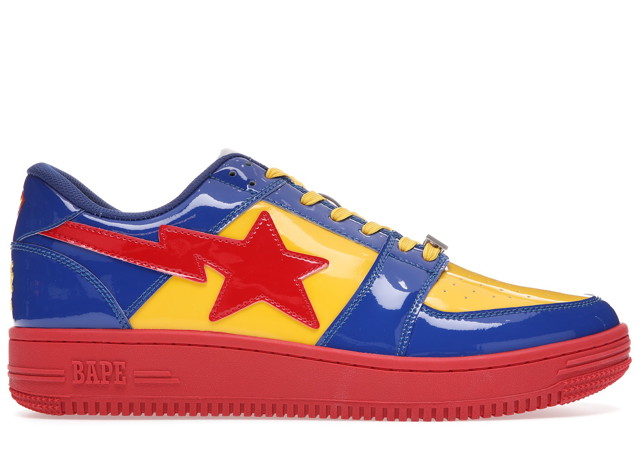Sneakerek és cipők BAPE Bape Sta Low 2021 "DC Superman" Sötétkék | 1H23-191-907