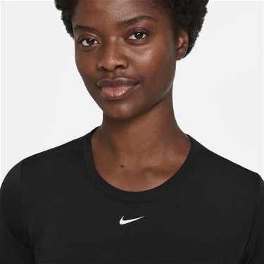 Póló Nike Dri-FIT One Standard-Fit Short-Sleeve Top Fekete | DD0638-010, 1