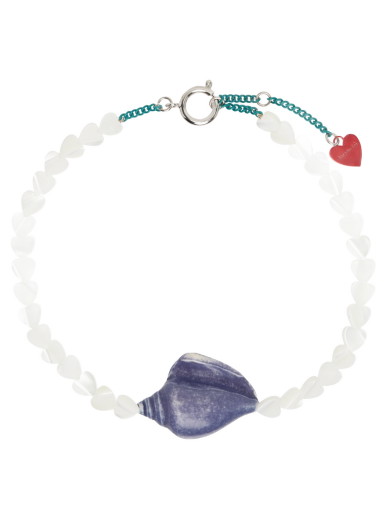 Nyakláncok és láncok Acne Studios Heart Pearl Necklace Kék | C50356-