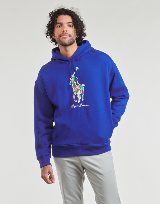 Sweatshirt Polo by Ralph Lauren BIG POLO PLAYER SWEATSHIRT Sötétkék | 710926613003