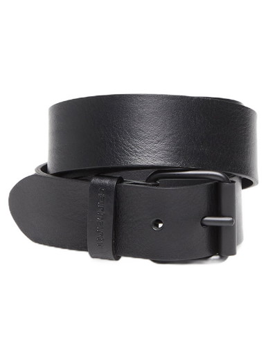 Övek Carhartt WIP Leather Script Belt Fekete | I030992.00EXX