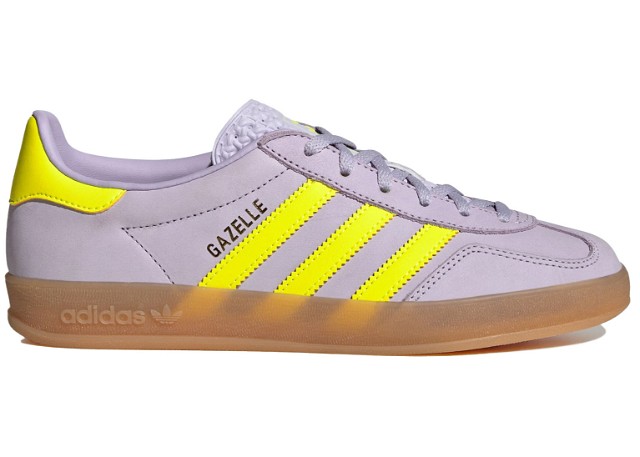Sneakerek és cipők adidas Originals Gazelle Indoor Silver Dawn Solar Yellow W Orgona | IH5492