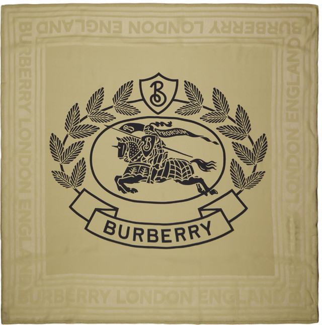 Sálak és kendők Burberry Jacquard Scarf Beige Bézs | 8072074