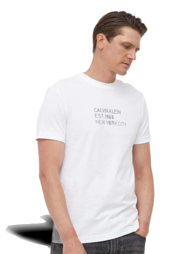 Póló CALVIN KLEIN Tee Fehér | K10K111529