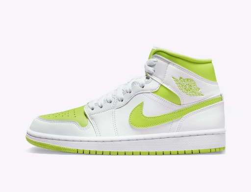 Sneakerek és cipők Jordan Air Jordan 1 Mid "White Lime" W Zöld | BQ6472-131