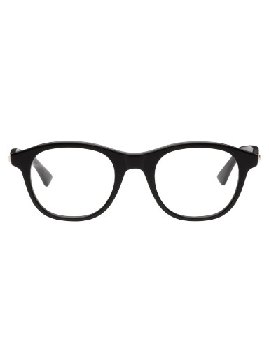 Napszemüveg Bottega Veneta Round Glasses Fekete | BV1130O-001