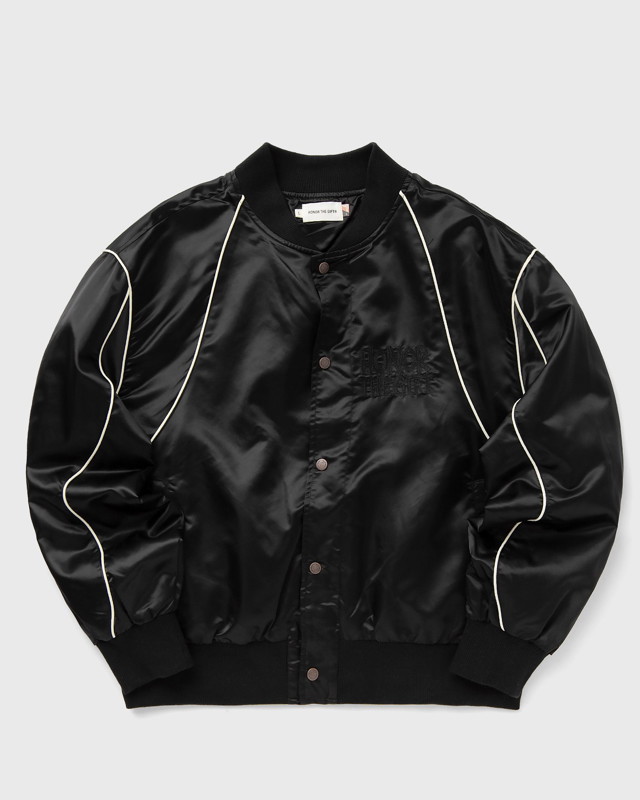 Bomber dzsekik Honor The Gift SATIN BOMBER JACKET Fekete | HTG240163-BLACK