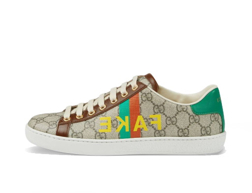 Sneakerek és cipők Gucci Ace 'Fake/Not' (W) Bézs | _636359 2GC10 8260