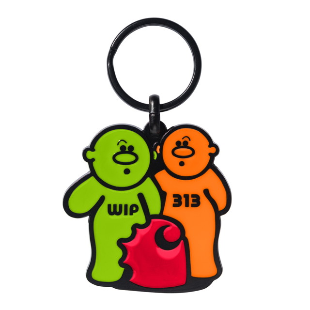 Kulcstartók Carhartt WIP Gummy Keychain Zöld | I033369_18Q_XX