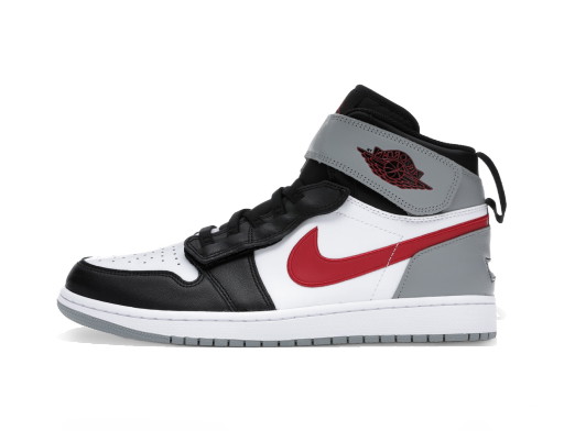 Sneakerek és cipők Jordan Jordan 1 High FlyEase Black Particle Grey Gym Red Szürke | CQ3835-002