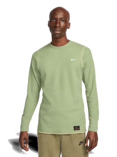 Póló Nike Waffle Long Sleeve T-shirt Zöld | DX0894-386