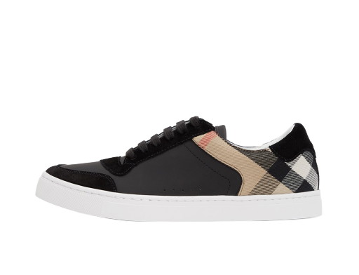 Sneakerek és cipők Burberry Black Check Reeth Sneakers Fekete | 8024124