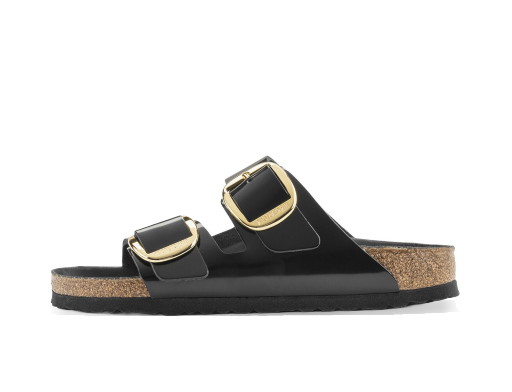 Sneakerek és cipők Birkenstock Arizona Big Buckle Natural Leather Patent "Black Gold" W Fekete | 1021471/1021476