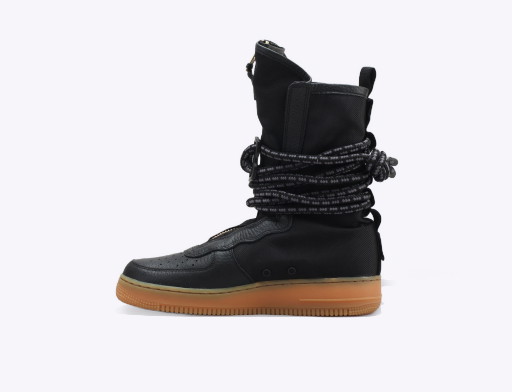 Sneakerek és cipők Nike SF Air Force 1 High ''Black Gum'' Fekete | AA1128-001