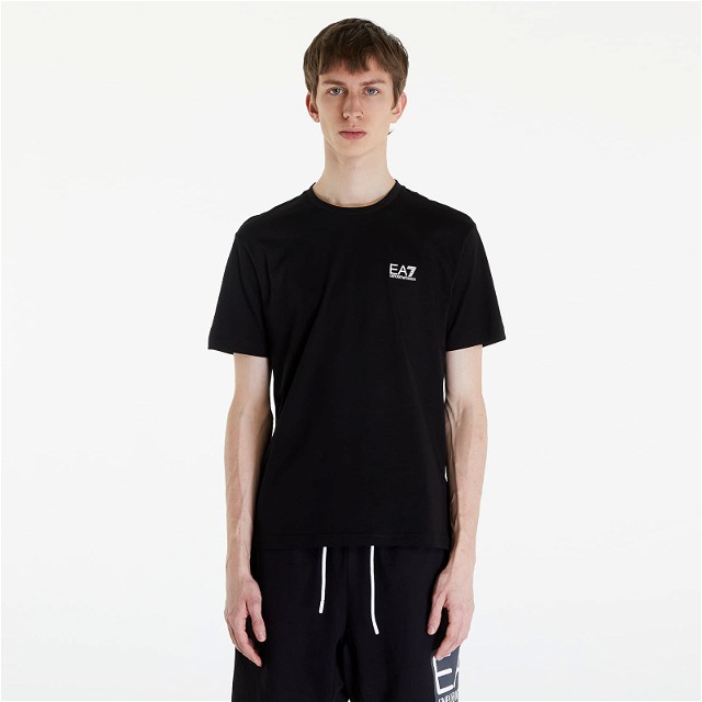 Póló Emporio Armani EA7 T-Shirt Black Fekete | 8NPT18PJ02Z1200