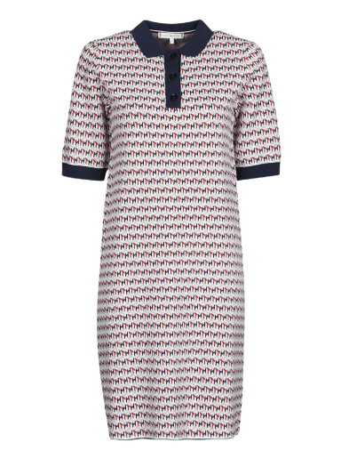 Ruha Tommy Hilfiger CUBE SHIFT SHORT DRESS Többszínű | WW0WW30456-0KQ