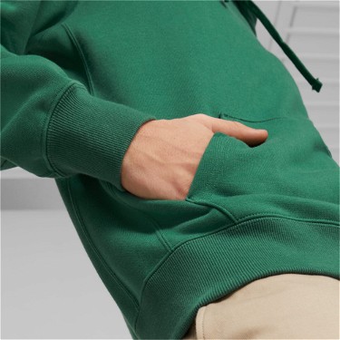 Sweatshirt Puma Classics Hoodie Zöld | 535596_37, 2