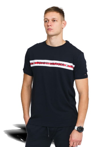 Póló Tommy Hilfiger Logo Tee Sötétkék | UM0UM01915 DW5