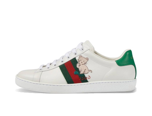 Sneakerek és cipők Gucci Ace 'Kitten' (W) Fehér | 630616 1XG60 9114