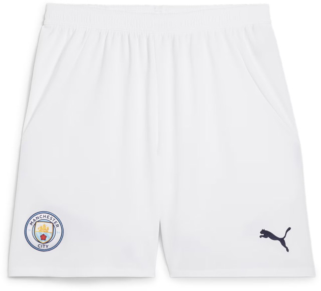 Rövidnadrág Puma Manchester City FC Home Shorts Replica 2024/25 Fehér | 775114-05