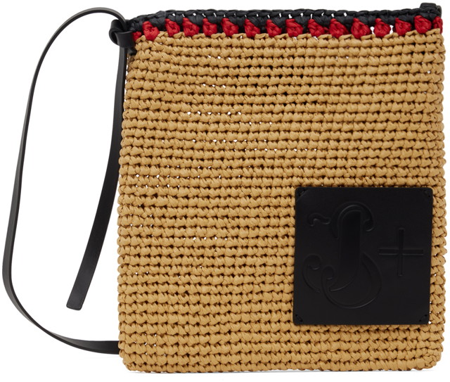 Válltáskák Jil Sander Crochet Crossbody Bag Bézs | J42WG0018_P6667