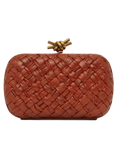 Kézitáskák Bottega Veneta Knot Minaudiere Clutch 
Piros | 717622 V2H41