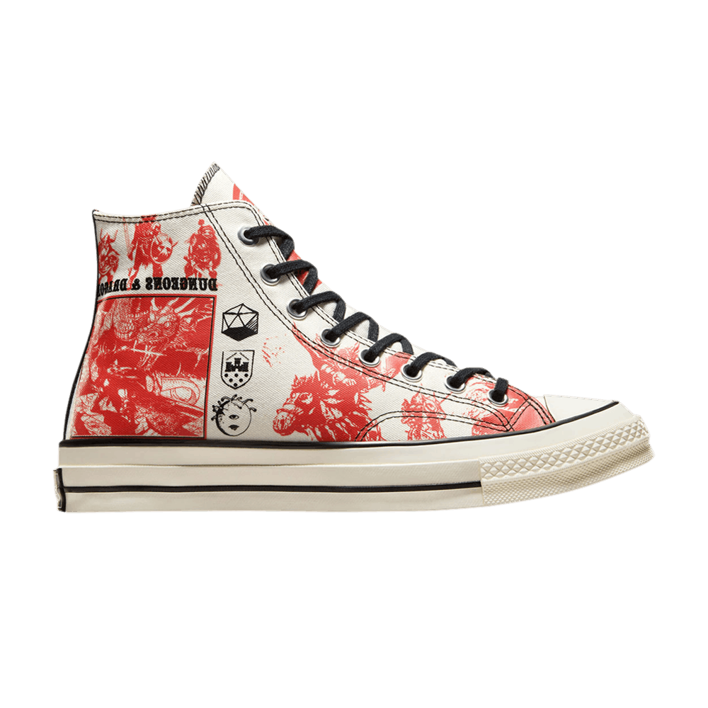 Sneakerek és cipők Converse Dungeons & Dragons x Chuck Taylor All Star High 
Piros | A09883C, 0