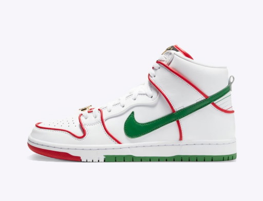 Sneakerek és cipők Nike SB Paul Rodriguez x Dunk High Premium SB "Boxing" Fehér | CT6680-100