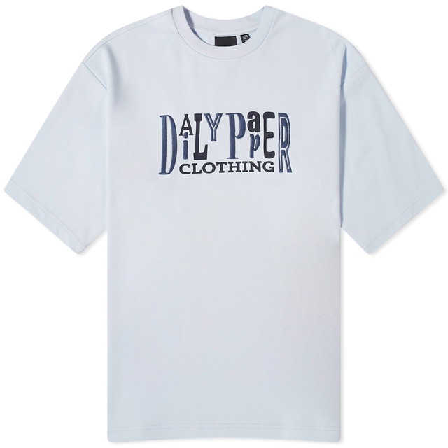 Póló DAILY PAPER United Type Boxy T-Shirt Kék | 2411104