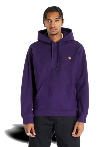 Hooded American Script Sweat Cassis