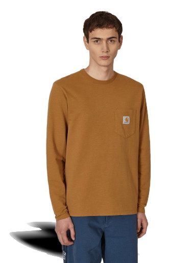 Sweatshirt Carhartt WIP Slub Yarn Pocket Barna | I030025 RIXX