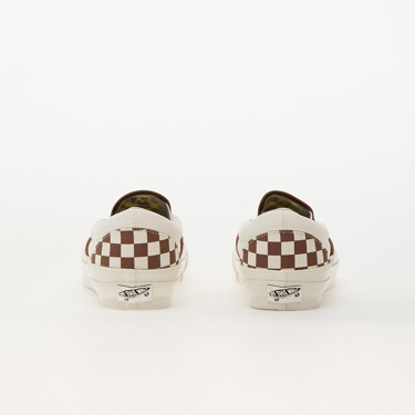 Sneakerek és cipők Vans Slip-On Reissue 98 LX Checkerboard Coffee Barna | VN000CSECFF1, 3