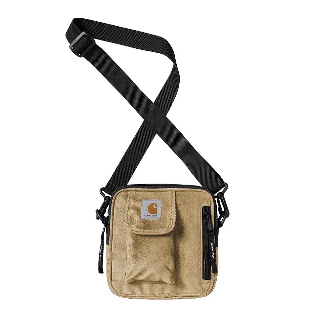 Válltáskák Carhartt WIP Essentials Cord Bag Small Sable Barna | I032916_1YA_XX