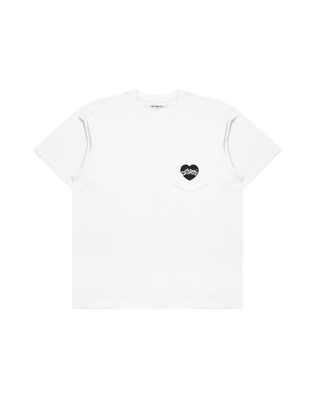 Póló Carhartt WIP Amour Pocket Fehér | I033675.00AXX