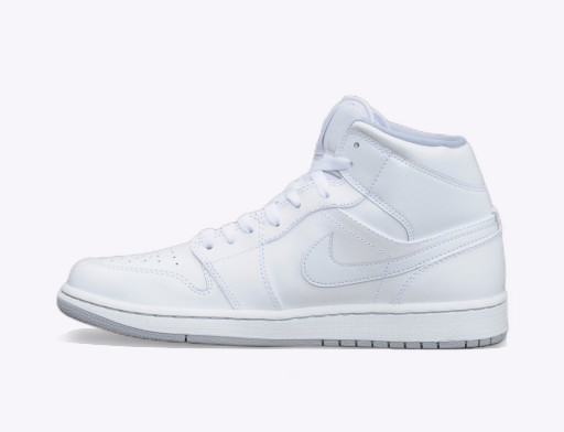 Korlátozott példányszámban Jordan Air Jordan 1 Mid "White Wolf Grey" Fehér | 554724-112