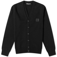 Plate Knitted Cardigan Black