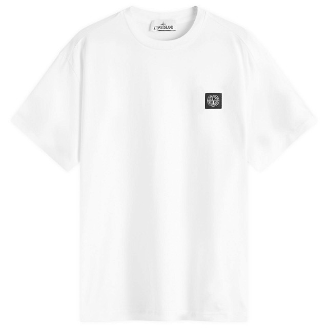 Póló Stone Island Patch T-Shirt Fehér | 811524113-A0001