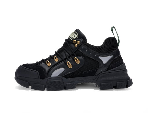 Sneakerek és cipők Gucci Flashtrek SEGA 'Black Leather' Fekete | 543149 GGZ80 1079