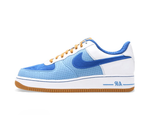 Sneakerek és cipők Nike Air Force 1 Low 07 Premium Perforated Light Blue Kék | 315180-441
