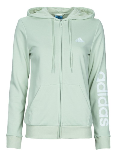 Sweatshirt adidas Originals LOGO FULL-ZIP HOODIE Türkizkék | HK9662