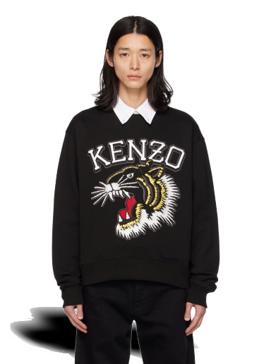 Pulóver KENZO Paris Jungle Tiger Fekete | FD65SW0494MF