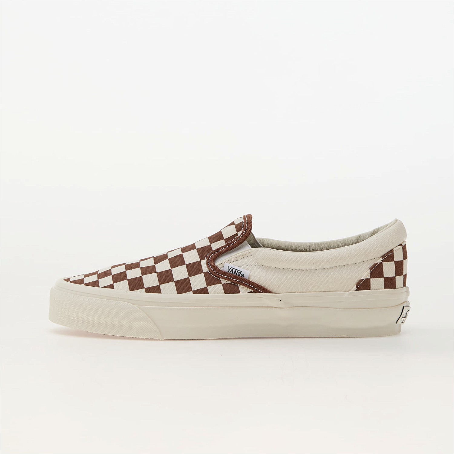 Sneakerek és cipők Vans Slip-On Reissue 98 LX Checkerboard Coffee Barna | VN000CSECFF1, 0