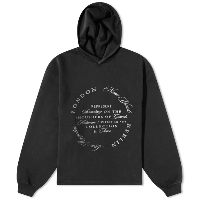 Sweatshirt Represent Clo Season Tour Relaxed Fekete | MH4006-01